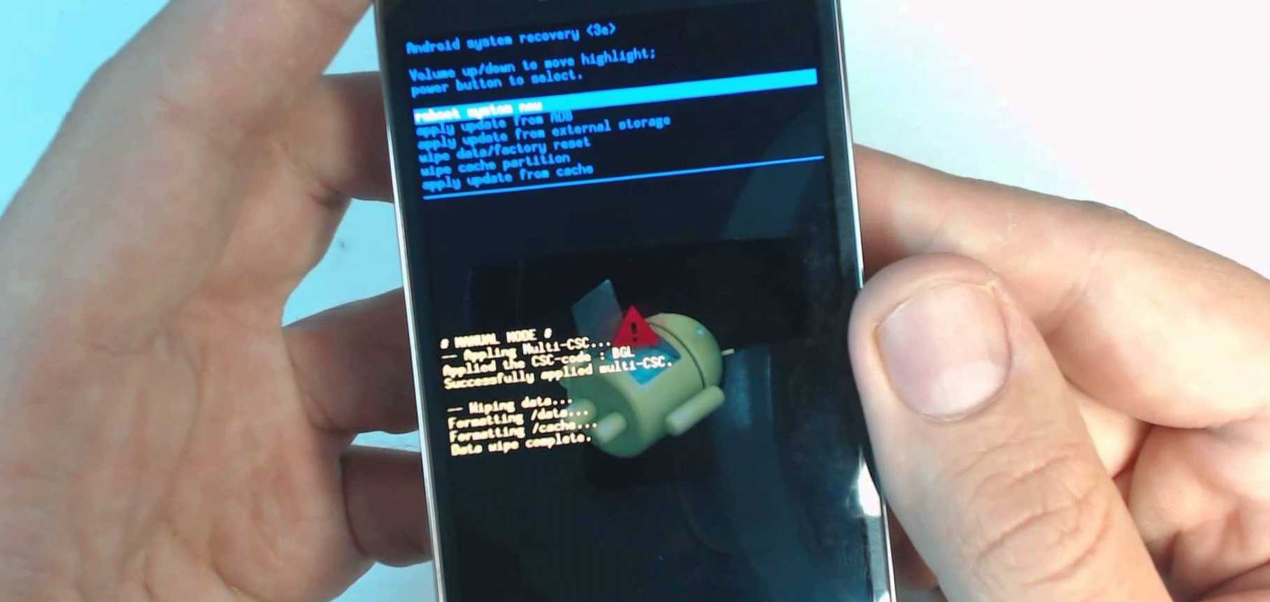 Как правильно сбросить телефон на android до заводских настроек