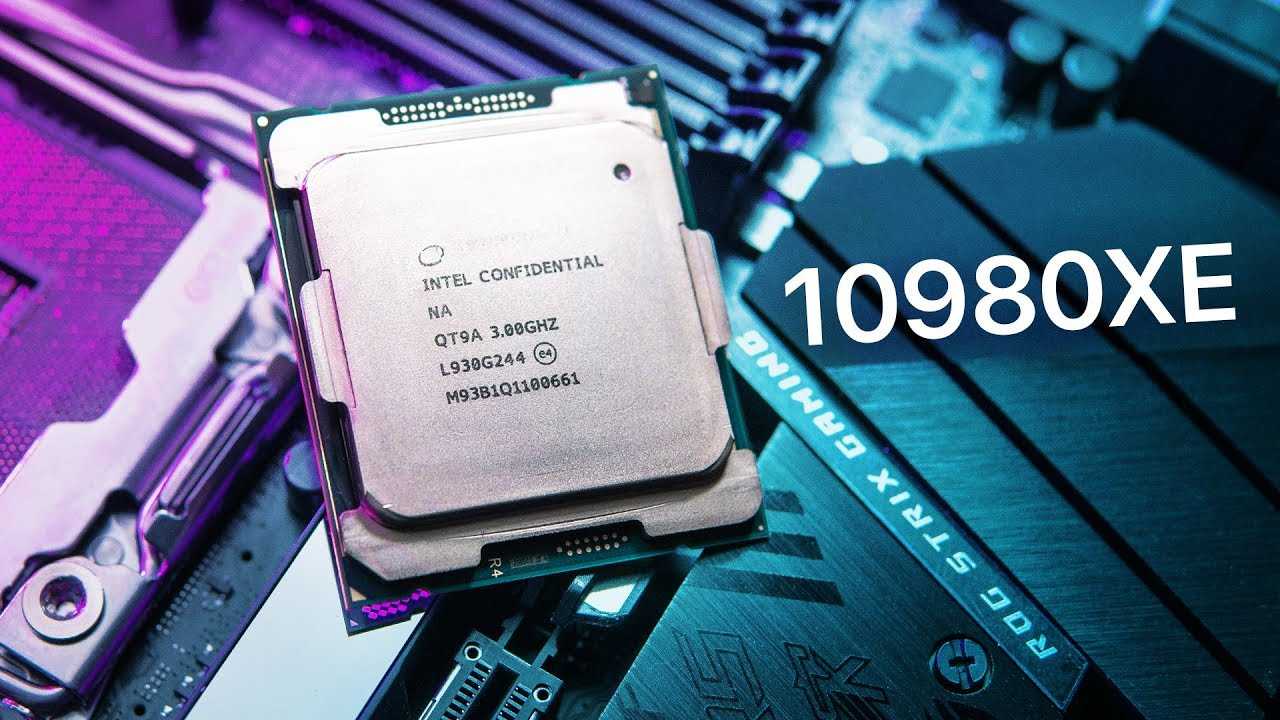 Intel core i9-10980xe и процессоры от amd.