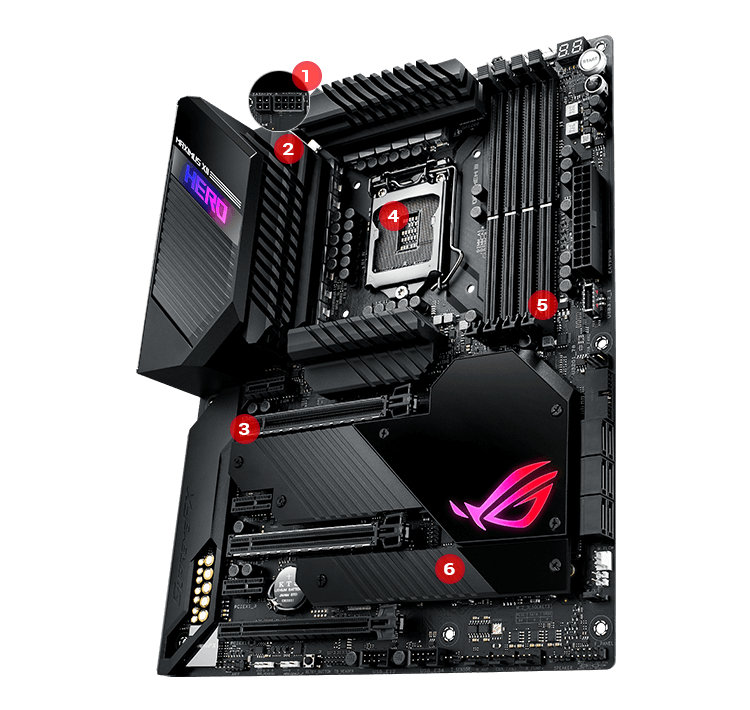 Обзор asus rog maximus xiii hero: все для rocket lake
