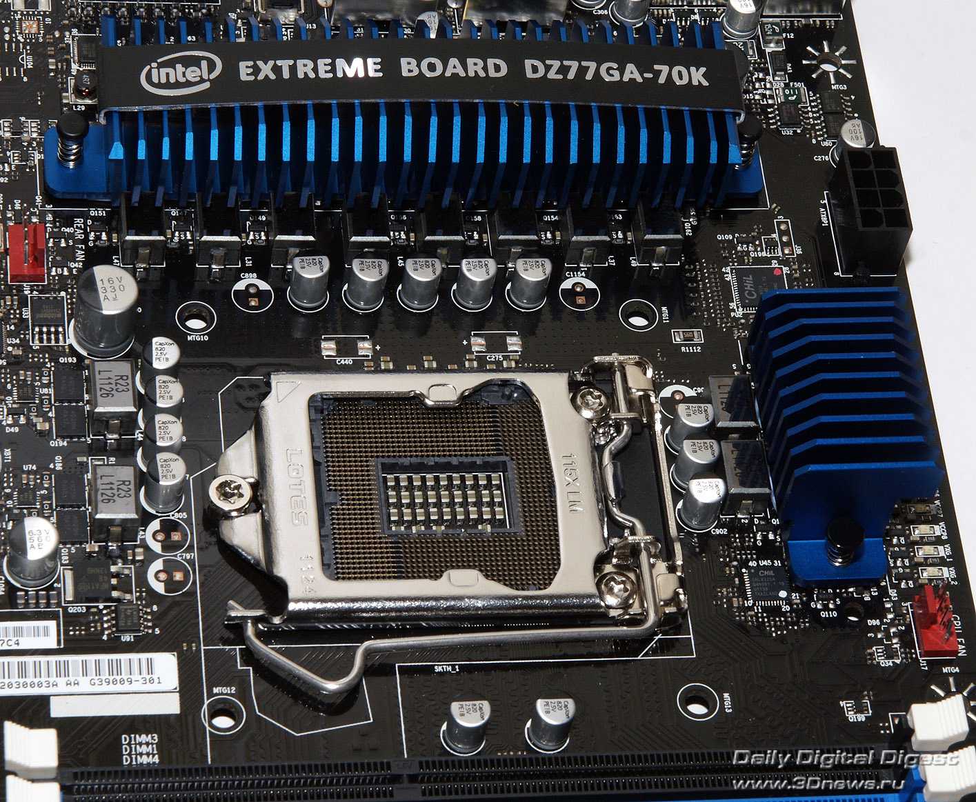 Intel dz77ga-70k motherboard review