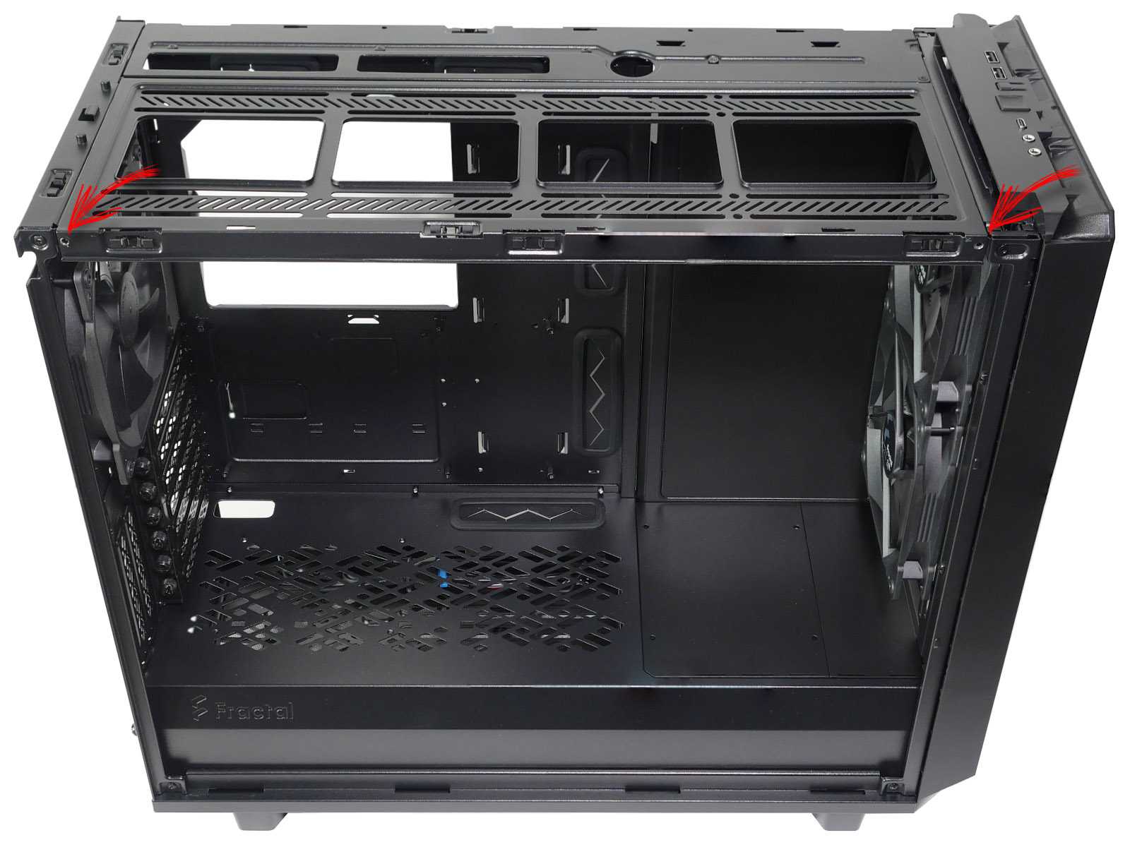 Обзор и тест корпуса fractal design meshify 2 dark tempered glass — i2hard
