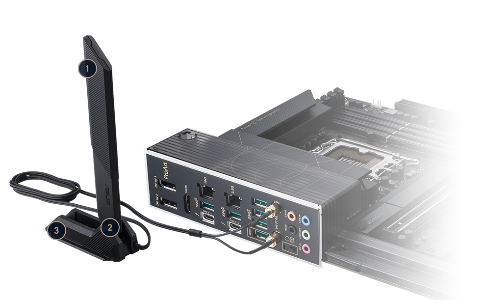 Asus proart z690-creator wifi 6e lga 1700(intel 12th gen) atx content creator motherboard(pcie 5.0,ddr5,2x thunderbolt 4,10g&2.5g lan,4xm.2,front panel usb 3.2 gen2x2 type-c ports)