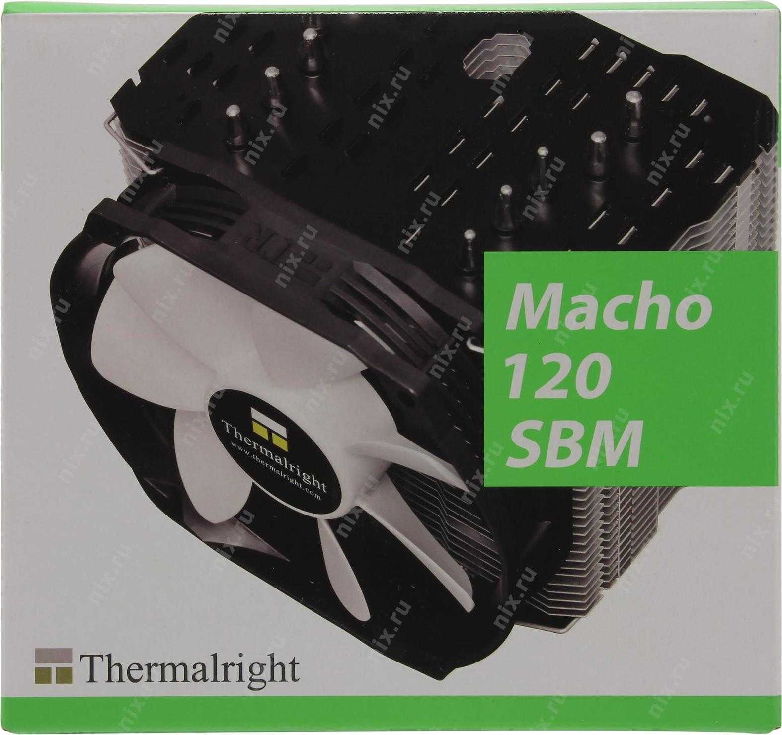 Обзор и тест кулера thermalright macho 120 rev. b — i2hard