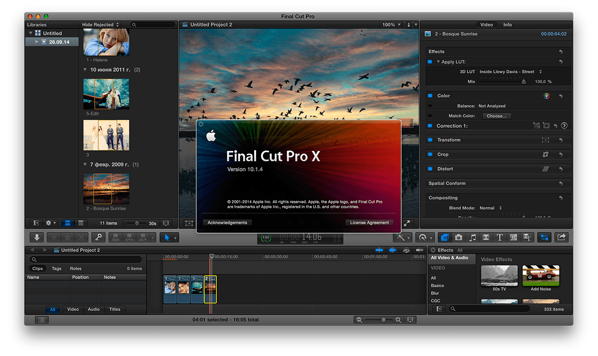 Капкат программа для монтажа видео на пк. Final Cut Pro 10.1.4. Final Cut Pro видеомонтаж. Final Cut Pro x 10. Final Cut Pro x 2022.