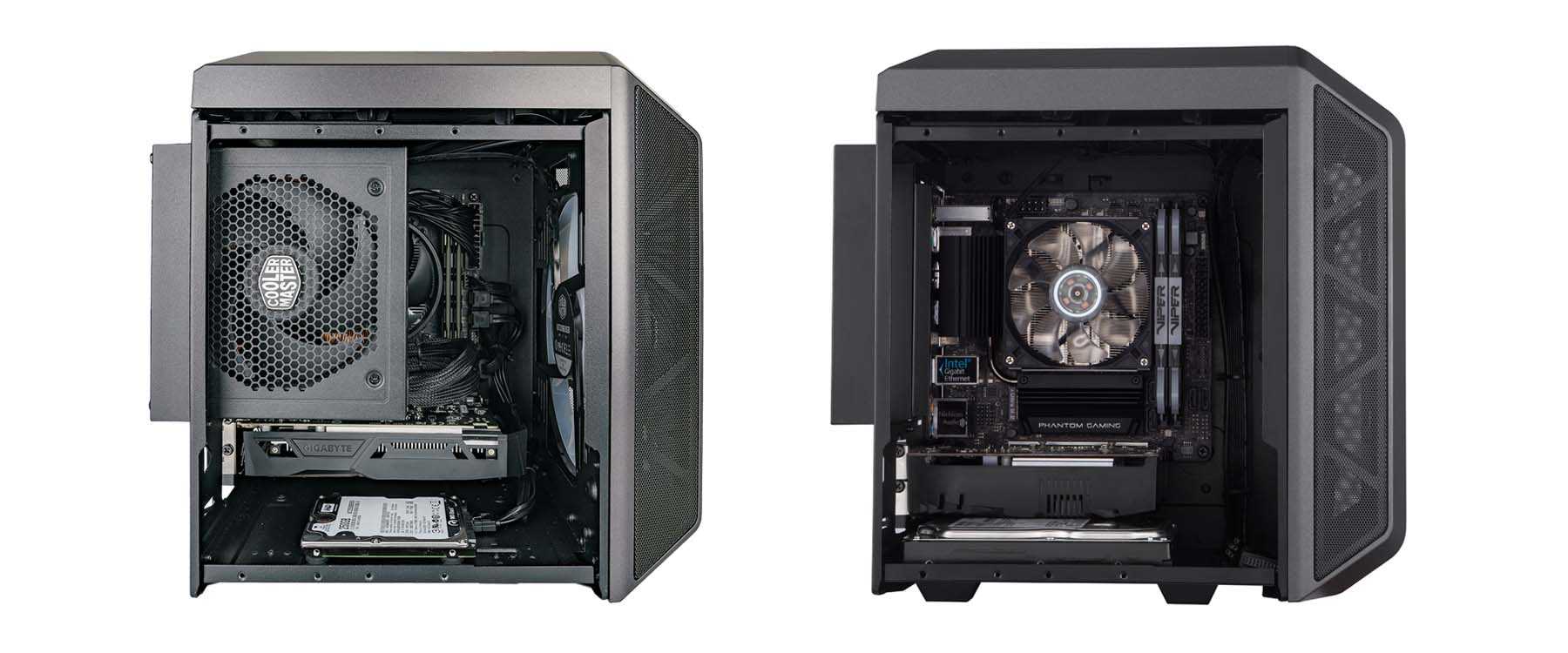 Cooler master mastercase h100 mini-itx chassis review | tweaktown