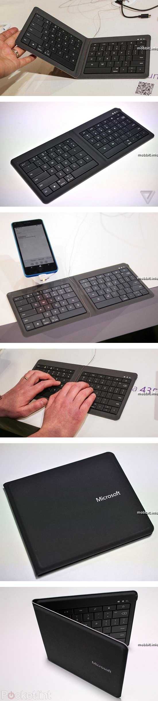 Microsoft предлагает приобрести складную водостойкую беспроводную клавиатуру universal foldable keyboard - компьютерный ресурс у sm