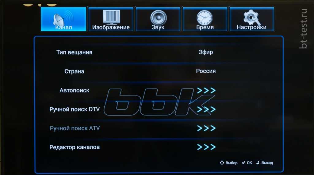 На телевизоре bbk пропало изображение а звук есть что делать