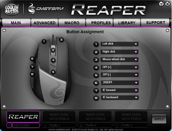 Cm storm reaper laser gaming mouse review | tweaktown