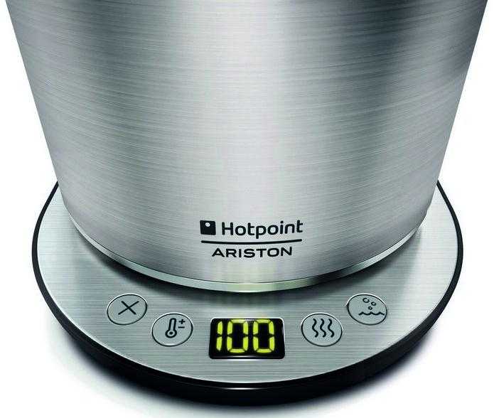Цифровой электрический чайник hotpoint-ariston wk 24e ax0