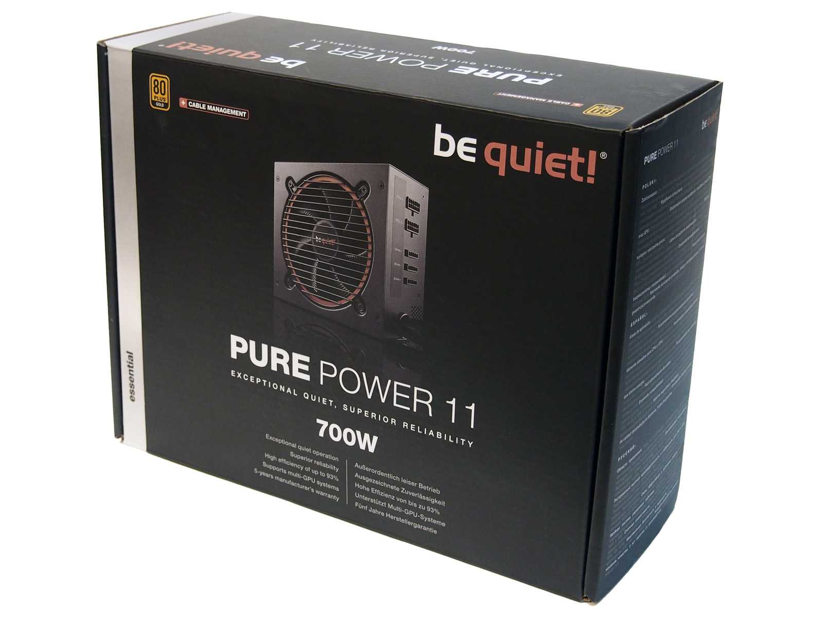 Купить Блок Питания 700w Be Quiet